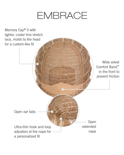 Embrace by Raquel Welch inside cap construction