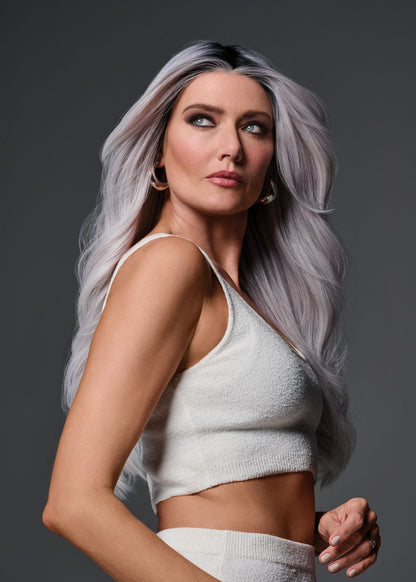 Queue The Hue wig Raquel Welch
