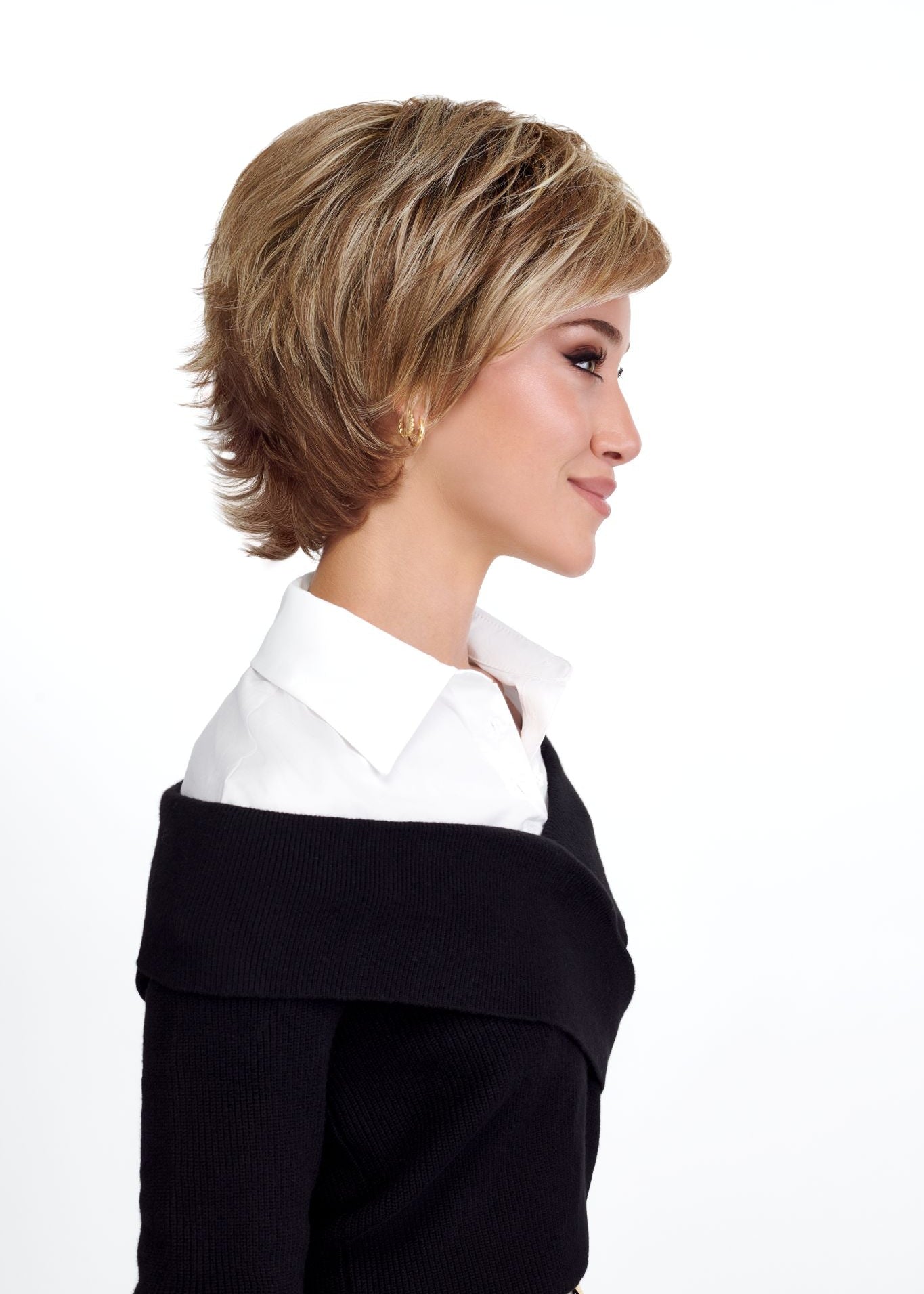 Short Shag by TressAllure in Honey Caramel Cascade 12/22/27/25/R8