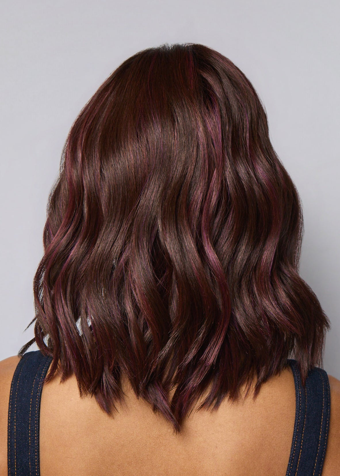 Smooth Wavez by Muse Series Rene of Paris in Deep Plum Brown-R