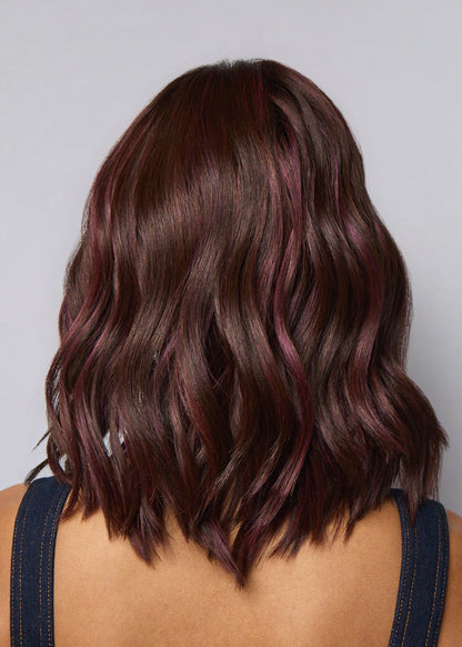 Smooth Wavez by Muse Series Rene of Paris in Deep Plum Brown-R