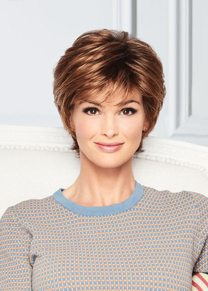 Soft Romance wig by Gabor in Rusty Auburn