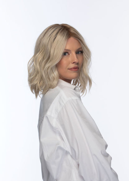 Somers by Estetica in SUNLITBLONDE, Lace Front, Lace Part