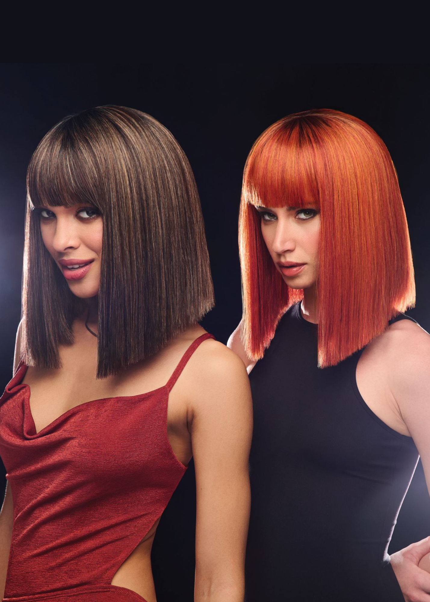 The Fringe Effect by Hairdo in Deep Root Glazed Pecan and Rooted Flame