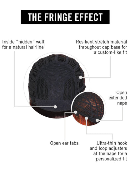 The Fringe Effect by Hairdo inside cap construction