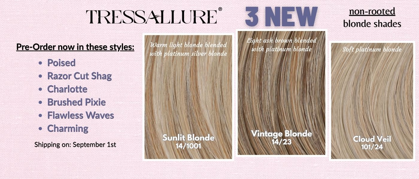 3 New Non-Rooted Blondes from TressAllure