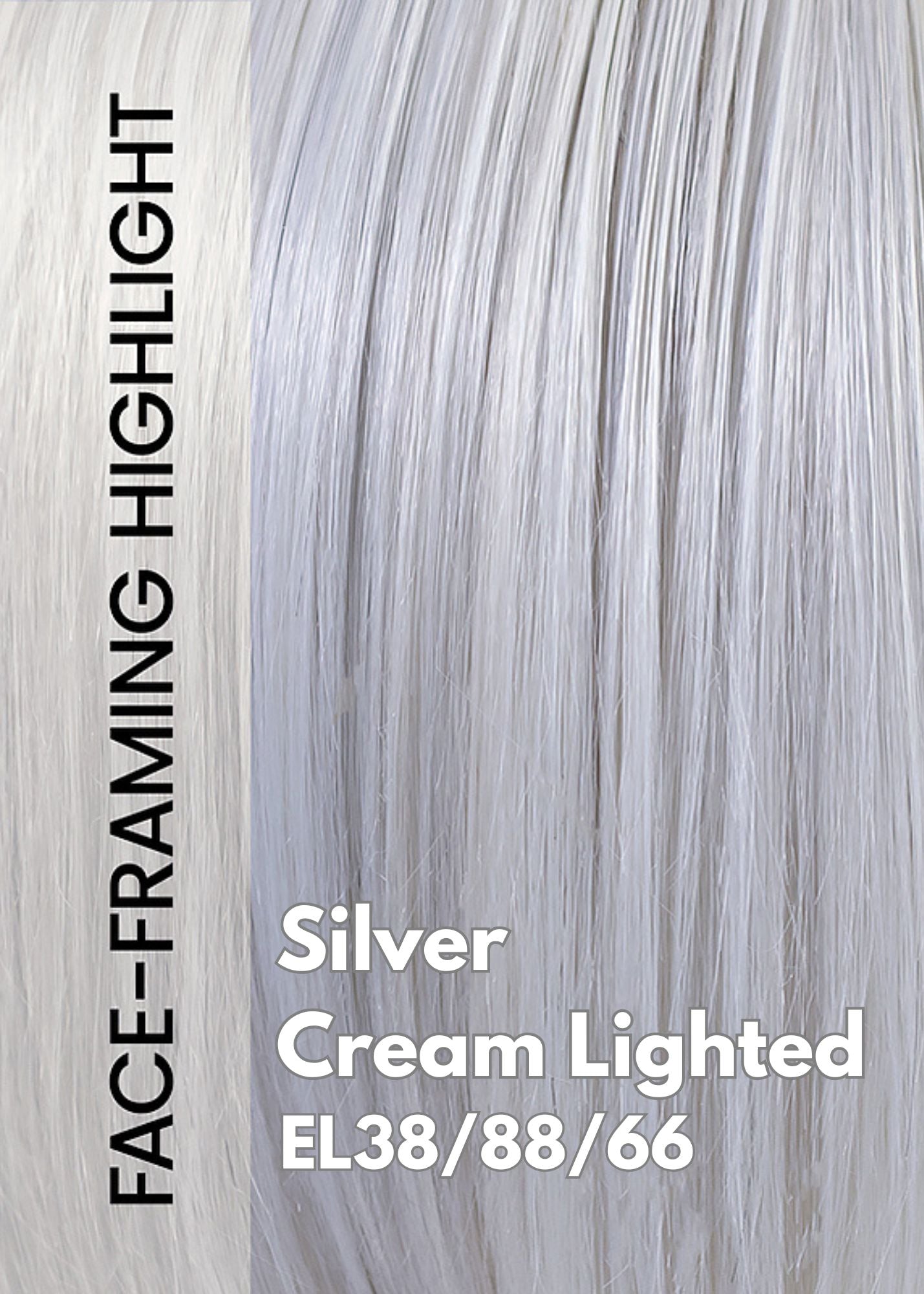 Silver Cream Lighted by TressAllure