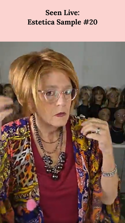 Estetica Sample Wig #20 Live Presentation