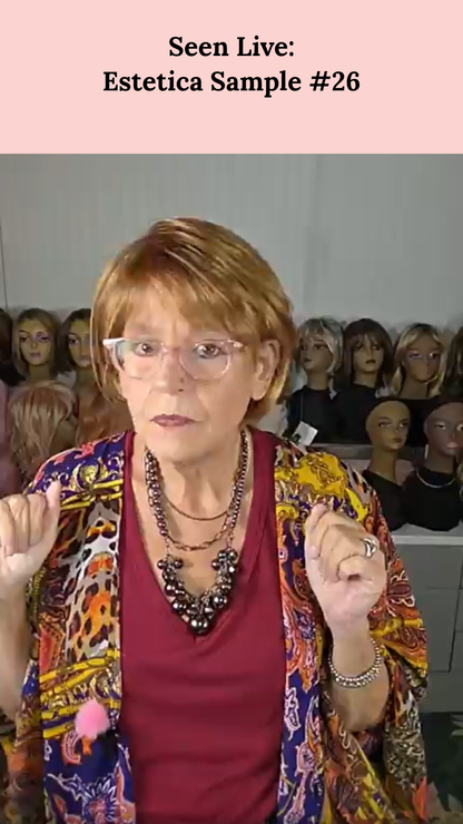 Estetica Sample Wig #26 Live Presentation